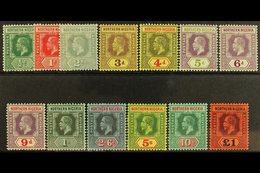 1912 Complete Definitive Set, SG 40/52, Fine Mint. (13 Stamps) For More Images, Please Visit Http://www.sandafayre.com/i - Nigeria (...-1960)