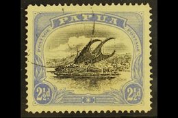 1907 2½d Black And Pale Ultramarine, Small Papua, P. 12½, SG 56a, Very Fine Used. For More Images, Please Visit Http://w - Papua-Neuguinea