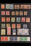 1902-1956 VARIETIES & ERRORS. An Interesting Fine Mint (mostly Never Hinged) Collection On Stock, Includes Various Overp - Paraguay