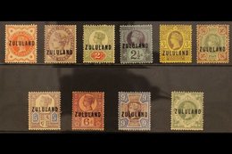 ZULULAND 1888 Set Complete To 1s, SG 1/10, Good To Fine Mint. (10 Stamps) For More Images, Please Visit Http://www.sanda - Non Classés