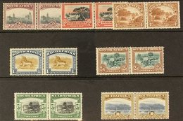 1927 Pictorial Set Complete In Bi-lingual Pairs, SG 34/9, Fine To Very Fine Mint. Some Light Toning On Low Values. (7 St - Non Classificati
