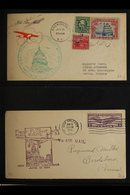 AIRMAIL COVERS 1926-89 TWO VOLUME COLLECTION With First Flight Covers, Postal Stationery Postcards Or Envelopes, Quantit - Otros & Sin Clasificación