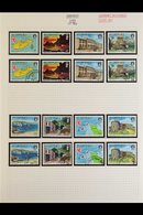 ALDERNEY 1983-1990 COMPLETE COLLECTION, From The 1983 Definitives To 1990 Royal Navy Ships Set, Both NEVER HINGED MINT A - Other & Unclassified