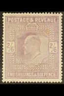 1902 2s 6d Lilac, DLR Printing, Ed VII, SG 260, Good Mint, Faint Tone Spot On Reverse. For More Images, Please Visit Htt - Non Classés