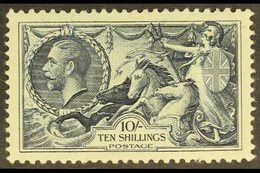1934 10s Indigo, Re-engraved Seahorse, SG 452, Pulled Perf At Base, Otherwise Never Hinged Mint. For More Images, Please - Ohne Zuordnung