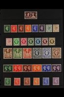 1937-52 COMPREHENSIVE MINT / NHM COLLECTION Presented On A Trio Of Stock Pages & Includes A Complete "Basic" Mint Collec - Unclassified