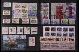 GUERNSEY AND ALDERNEY 1969 To About 2015 SUPERB NEVER HINGED MINT HOARD In A Carton, Apparently All Different (some Bloc - Other & Unclassified