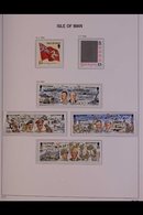 ISLE OF MAN 1994-2007 NEVER HINGED MINT all Different Collection In SG "DAVO" Hingeless Printed Album (with Matching Sli - Altri & Non Classificati