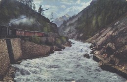 Suisse - Environs De Zermatt - Torrent De La Viège - 1916 - Chemins De Fer Suisses - Viège