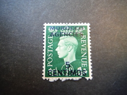 Colonies Britanniques - Marocco Agencies Sur Timbre George VI - 5 Centimos - Postämter In Marokko/Tanger (...-1958)