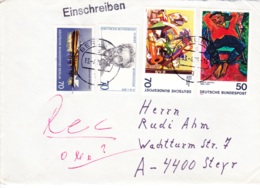 1974/75, "Berliner Personenschiffe" + "Albert Schweitzer" + "Deutsche Expressionisten", Echt Gelaufen - Enveloppes Privées - Oblitérées
