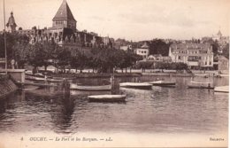 Cpa Suisse Ouchy Le Port Et Les Barques. - Port