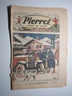 19 Novembre 1933 PIERROT JOURNAL DES GARÇONS 35Cts L'ACCIDENT - Pierrot