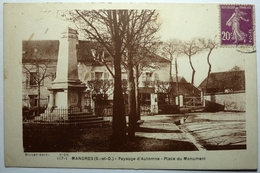 PAYSAGE D'AUTOMNE - PLACE DU MONUMENT - MANDRES - Mandres Les Roses