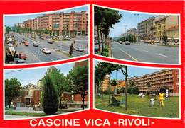3460 " CASCINE VICA-RIVOLI"4 VEDUTE-ANIMATA- CART. POST. ORIG. NON SPED. - Rivoli