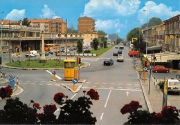 3492 " RIVOLI (TO)PIAZZA MARTIRI LIBERTA' "GARITTA VIGILI URBANI-FIAT 500,UNO E ALTRE  - CART. POST. ORIG. NON SPED. - Rivoli