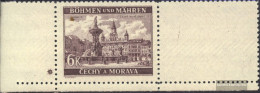 Bohemia And Moravia 58LW With Blank Unmounted Mint / Never Hinged 1940 Ceske Budejovice - Neufs