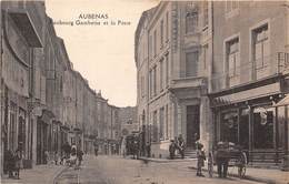 07-AUBENAS- FAUBOURG GAMBETTA ET LA POSTE - Aubenas