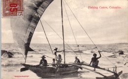ASIE - SRI LANKA ( CEYLON -- Fishing Cance - COLOMBO - Sri Lanka (Ceylon)