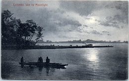 ASIE - SRI LANKA ( CEYLON ) -- - COLOMBO - Lake  By Moonlight - Sri Lanka (Ceylon)