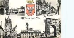 AIRE SUR LA LYS - Multivues Avec Blason - Aire Sur La Lys
