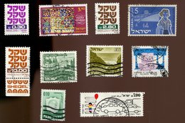 Israel - Lot N° 1 De 10 Timbres - Collections, Lots & Séries