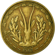 Monnaie, West African States, 5 Francs, 1967, Paris, TTB - Ivory Coast