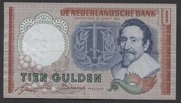 Netherlands 10 Gulden, 23-3-1953   Replacement  CJT 103090 - See The 2 Scans For Condition.(Originalscan ) - 10 Florín Holandés (gulden)