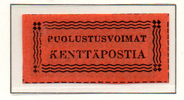 PIA - FINLANDIA - 1941  : Posta Militare - Giallo Rosso  -   (Yv   1) - Militärmarken