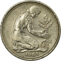 Monnaie, République Fédérale Allemande, 50 Pfennig, 1981, Stuttgart, TTB - 50 Pfennig