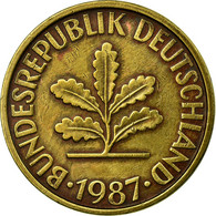 Monnaie, République Fédérale Allemande, 10 Pfennig, 1987, Stuttgart, TTB - 10 Pfennig