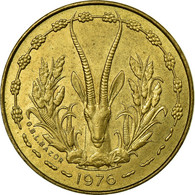 Monnaie, West African States, 5 Francs, 1976, Paris, TTB+ - Côte-d'Ivoire