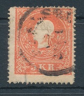 1858. Typography 5kr Stamp With Embossed Printing - Ongebruikt