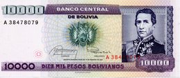 1984 10000 Pesos Bolivianos - Bolivie