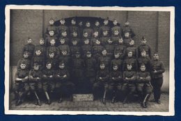 Carte-photo. Armée Belge. Classe 1925. Instruction 2ème Escadron. Photo Léon Frémault, Bruxelles - Regiments