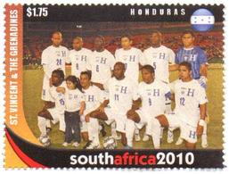 ST VINCENT MNH 1v Honduras Team World Cup Football Championship South Africa 2010 Futbol Soccer Fußball Calcio - 2010 – South Africa