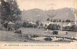 Montélimar     26   La Bégude De Mazenc Vue Du Château De M.Loubet   ( Grattée Côté Vue Voir Scan) - Montelimar