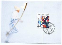 Carte De Norvege 1993 - Cartoline Maximum