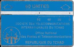 CARTE MAGNETIQUE-TCHAD-60U-BLEU-V° N° En Bas A Droite Endroit-903C19156-UTILISE-BE - Chad