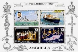 ANGUILLA, Royalty: Silver Jubilee, Yv Bk 15, ** MNH, F/VF, Cat. € 6 - St.Christopher-Nevis & Anguilla (...-1980)