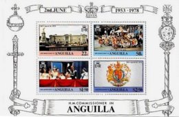 ANGUILLA, Royalty: Silver Jubilee, Yv Bk 21, ** MNH, F/VF, Cat. € 4 - St.Christopher, Nevis En Anguilla (...-1980)