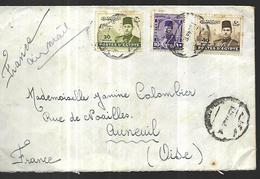 Egypte Lettre De Tanta   De 1937    Pour  Auneuil ( Oise ) - Lettres & Documents