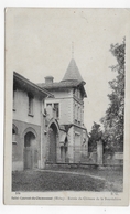 SAINT LAURENT DE CHAMOUSSET EN 1915 - N° 586 - ENTREE DU CHATEAU DE LA BOURDELIERE - CPA VOYAGEE - Saint-Laurent-de-Chamousset