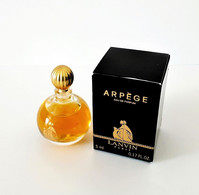 Miniatures De Parfum Arpège  De LANVIN   EDP   5 Ml    +  Boite Noire Brillante - Miniatures Femmes (avec Boite)