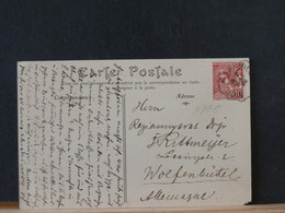 A8815 CP   MONACO   POUR ALLEMAGNE AMB. NICE A VINTIM. - Covers & Documents