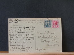 A8824 CP   MONACO   POUR ANGLETERRE - Lettres & Documents