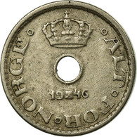 Monnaie, Norvège, Haakon VII, 10 Öre, 1946, TTB, Copper-nickel, KM:383 - Norway