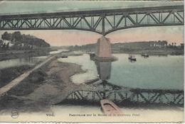 Visé.   -   Panorama Sur La Meuse Et Le Nouvau Pont.     Prachtige Gekleurde Kaart! - Visé