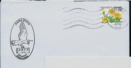 Fleur  Obl. Sur Doc.  Courrier Simple  (A.B.C.P.) - 1985-.. Oiseaux (Buzin)