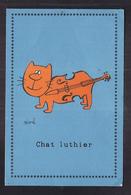 CPSM ILLUSTRATION - SINE - Siné - Chat Luthier - TB DESSIN - Sine